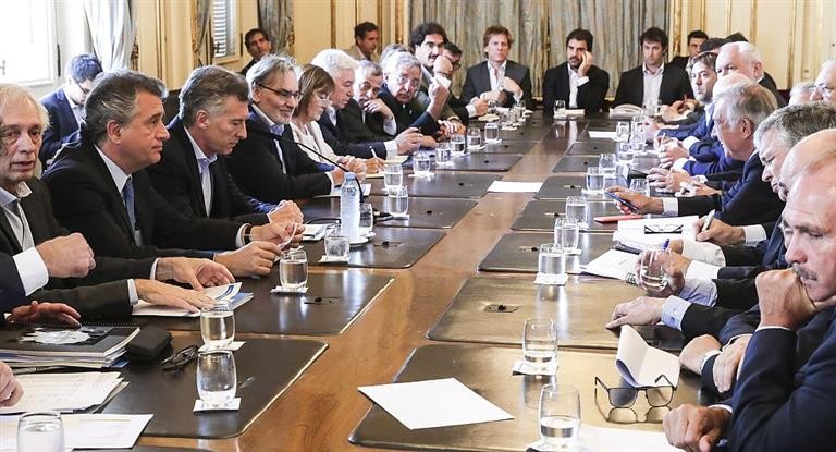 Macri recibió a la Mesa de la Cadena de Ganados y Carnes