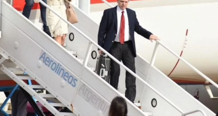 Alberto Fernández ya está en México
