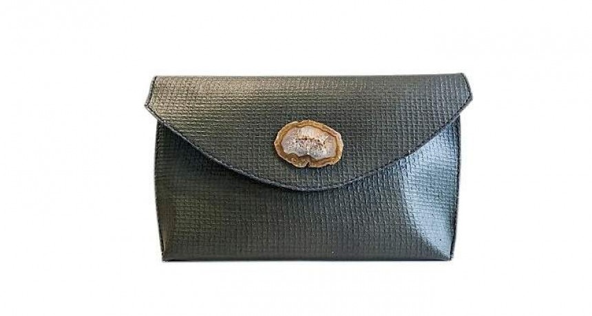 bolsos elaborados con cemento decorativo
