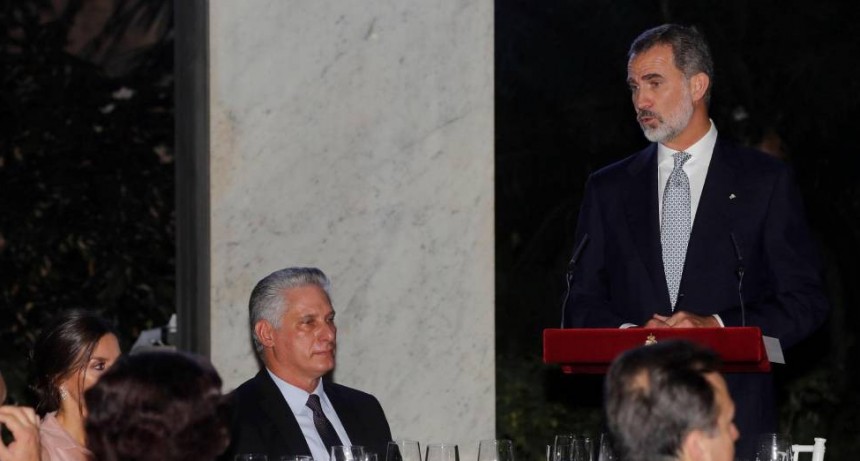 El Rey de España en Cuba hace en Cuba un alegato por la democracia y los derechos humanos