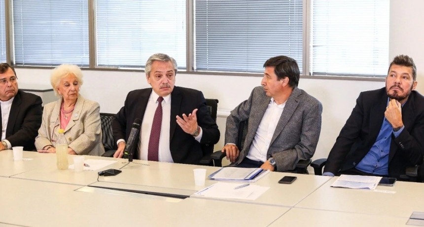 Alberto Fernandez recibió a Tinelli