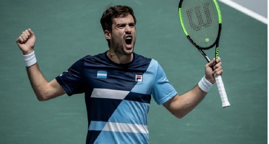 Guido Pella cede ante Alemania