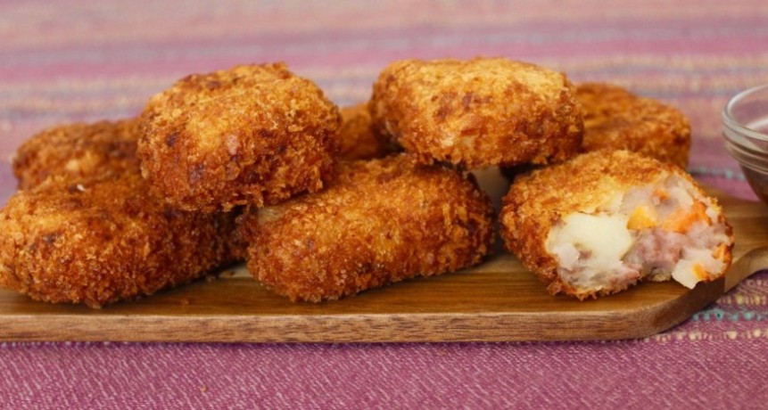 Que comemos hoy: croqueta de papas