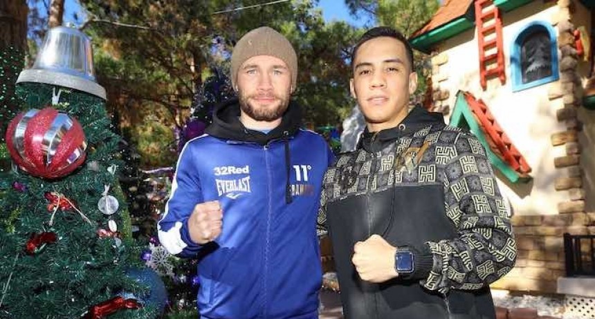 Óscar Valdez y Carl Frampton en The Cosmopolitan of Las Vegas