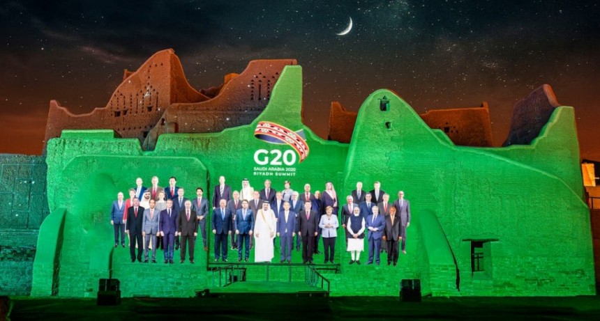 G20: Dónde está Alberto Fernandez en la llamativa foto de familia virtual