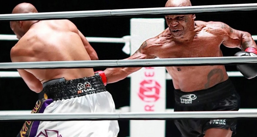 Mike Tyson volvió al ring y empató con Roy Jones Jr.