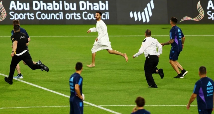 Lionel Messi causa euforia en Abu Dhabi EN VIVO 