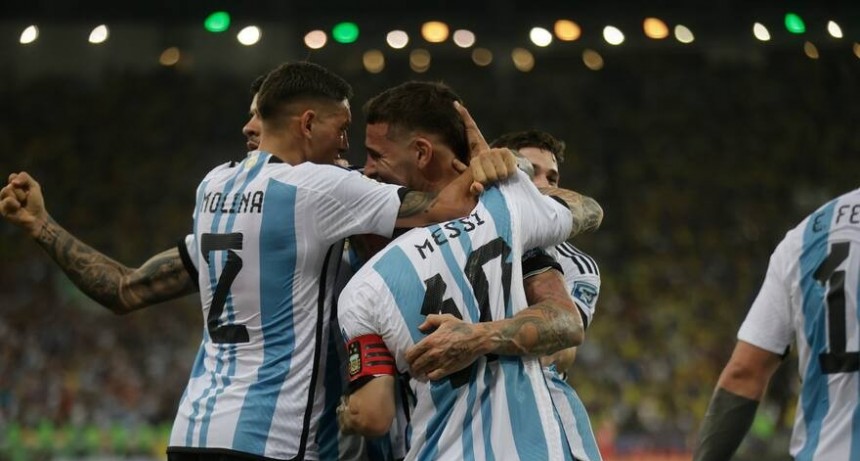 Argentina le sacò el invicto a Brasil