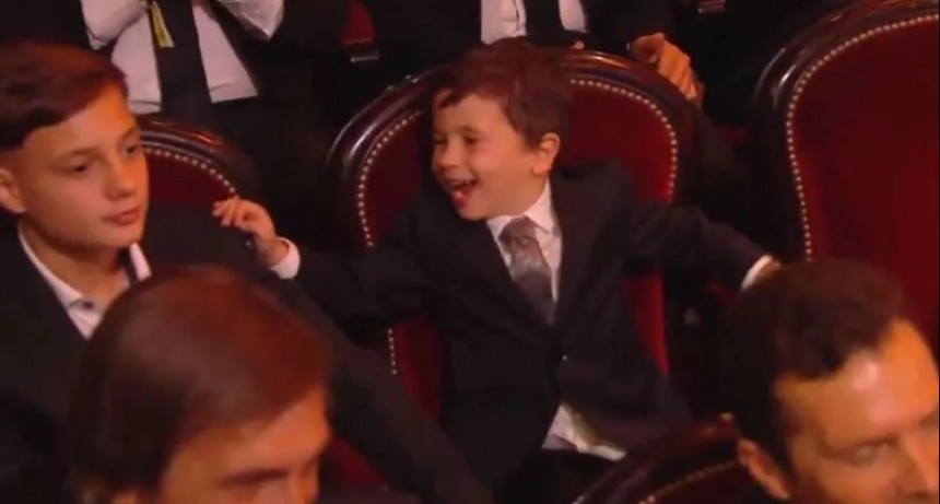La felicidad del segundo hijo de Messi 