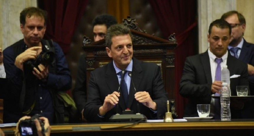 Sergio Massa,es el presidente de la Cámara de Diputados