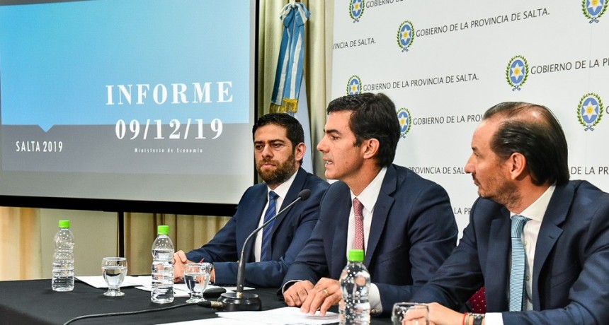 Urtubey: La Provincia dispone de dinero para aguinaldos y otros compromisos financieros
