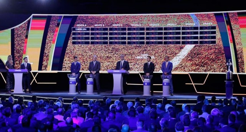 Se sorteó la Copa Libertadores