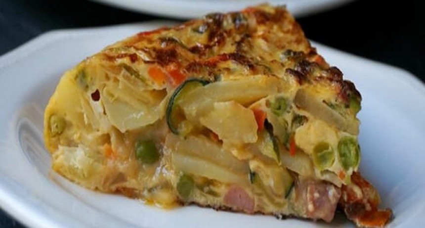 Económica, saludable y sabrosa:Tortilla de verdura