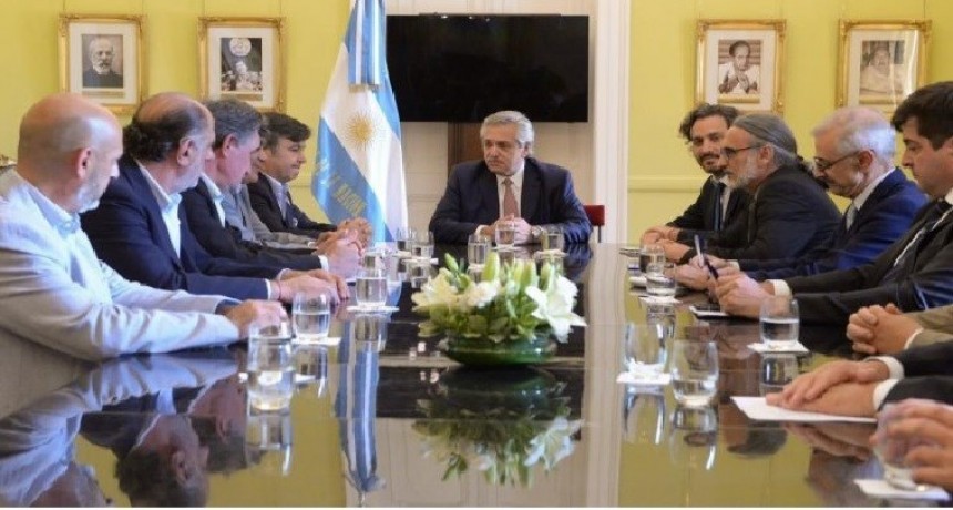 Alberto Fernández se reunió con la Mesa de Enlace