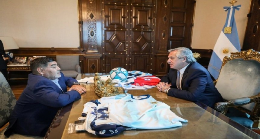 Maradona le presentó un proyecto a Fernandez