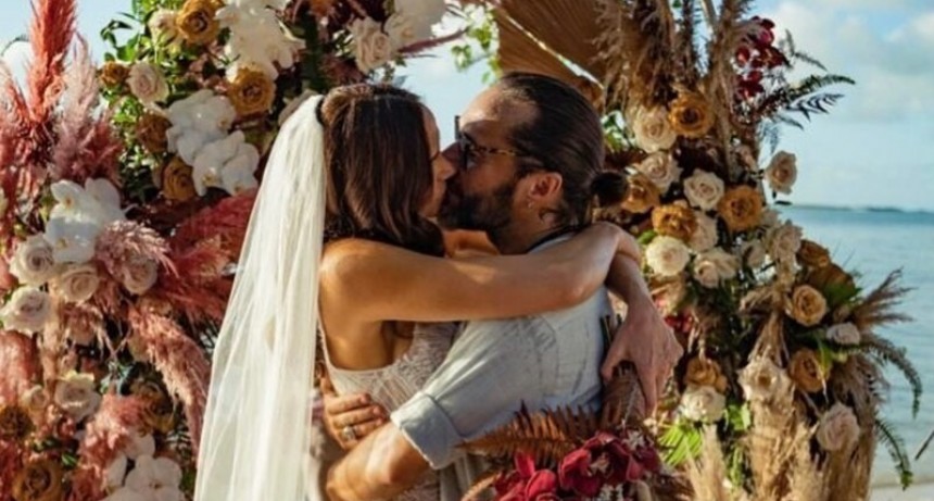 Diego Torres y Débora Bello se casaron 