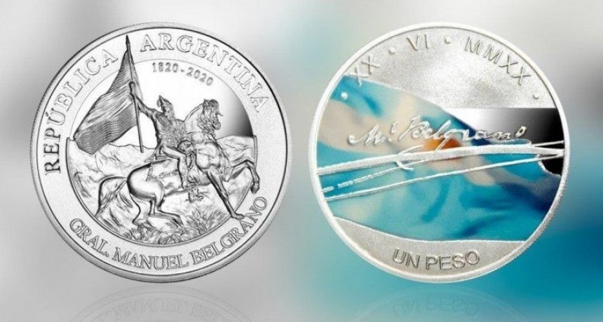 Nueva moneda conmemorativa en homenaje a Belgrano