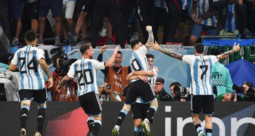Cùando Argentina juega los cuartos de final