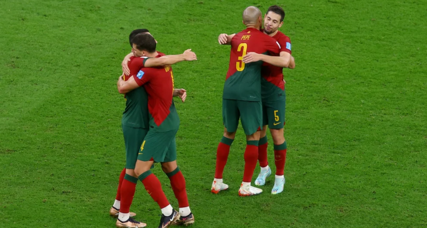 Portugal goleo a Suiza y pasa a la Cuartos de Final