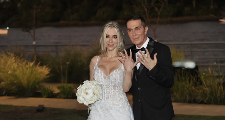 Rodolfo Barili y Lara Piro celebraron su boda