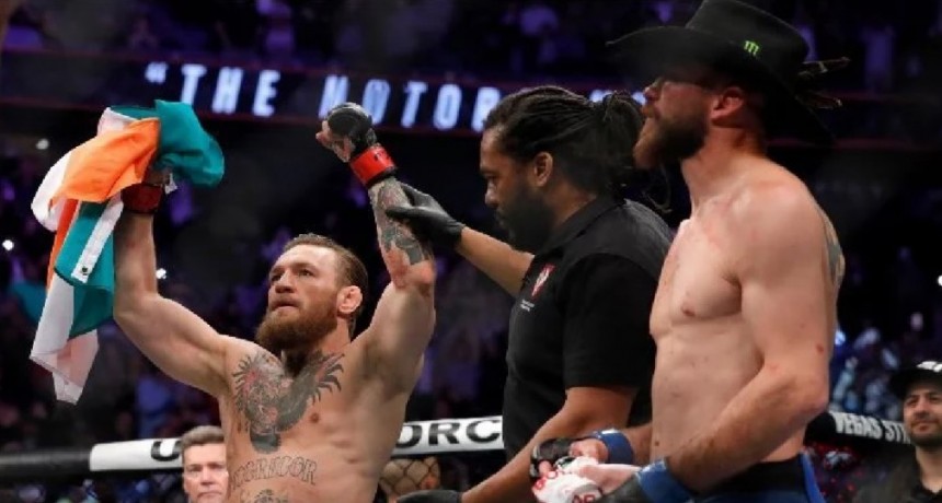 Conor McGregor le ganó a Cowboy Cerrone por el peso welter Conor McGregor le ganó a Cowboy Cerrone por el peso welter