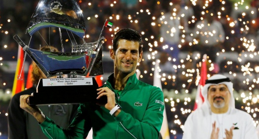 Djokovic fue más que Tsitsipas y se consagró en Dubai Djokovic fue más que Tsitsipas y se consagró en Dubai