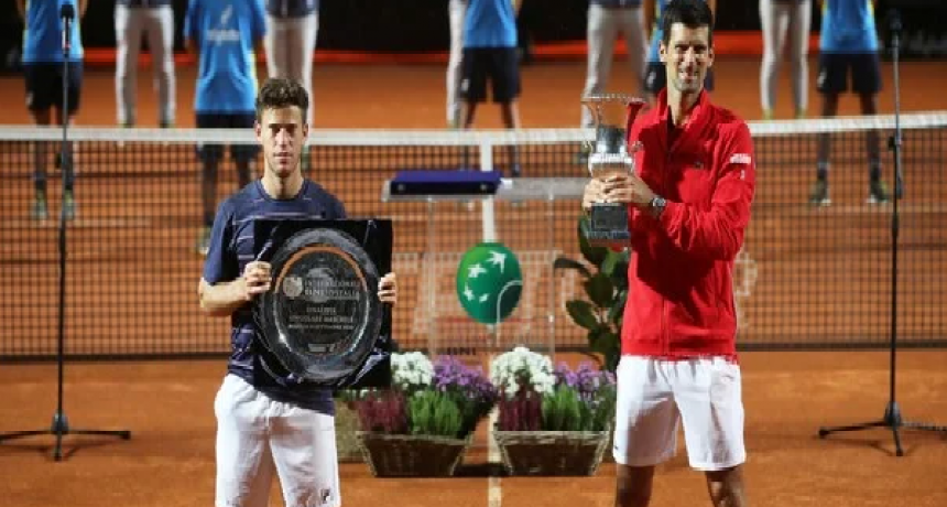 Djokovic se alzo con el trofeo de la final del Masters 1000 de Roma Djokovic se alzo con el trofeo de la final del Masters 1000 de Roma